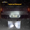 Partsam Full Led License Plate Lights Lamp Assembly Smoke Black