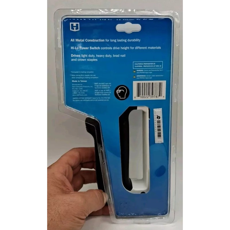 Hart Multi-Function 4-In-1 Staple Gun Heavy Duty, Ideal for Home