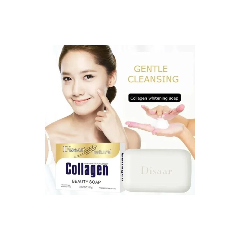 Jabón Facial Collagen De Colágeno Aclarante Reduce Arrugas