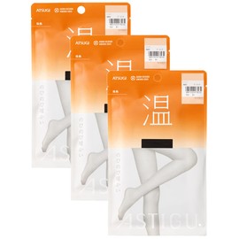 Atsugi AP6011 Women's Stockings, ASTIGU Warm, Comfortable & Warm, Black