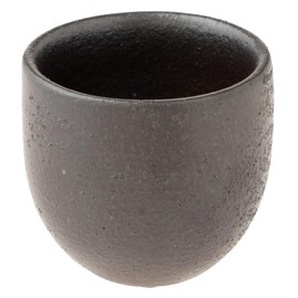 Marui Pottery MR-3-4293 Shigaraki Ware Hechamon, Guinomi, Ochokoko, Diameter Approx. 2.0 inches (5 cm), Flower Wabi, Brown