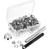 Pangda Grommet Eyelets Tool Kit, Grommet Setting Tool and 100