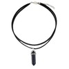 Layered Choker Necklace Crystal Choker Suede Choker Stone Pendant Necklace