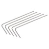 TOP-VIGOR 5Pcs 0.7mm Hex Key Wrench, Metric CR-V L Shaped