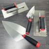 Hubaow 4 Pieces Concrete Tools, High Carbon Steel Masonry Trowel