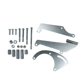 BuliBoao A/C Compressor Bracket, Air Conditioning Mounting Bracket Fits for Small Block Chevy SBC Driver Side Long Water Pump LWP 9919L, 119L