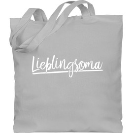 Shirtracer - Cotton Bag - Grandma Gift - Favourite Soma, 3 Light Grey, Unit size