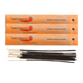 Sandal-Saffron Incense Sticks (3 Pack)