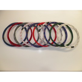 16 GXL HIGH Temp Automotive Wire 10 Striped Colors 25 FEET Each 250 FEET Total
