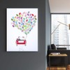 Fdit Fingerprint Guest Book Fingerprint Tree Canvas Creative DIY Fingerprint