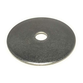 1/2 ID x 3 OD Stainless Steel Fender Washer Large OD Flat Washers Extra Thick (1/8" Thick) (4 Pieces)