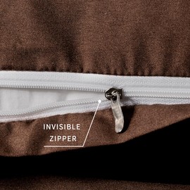 2 Pack Body Pillowcase 20 x 60 Inches Soft Comfortable Not Shrink Microfiber Body Pillow Cover, Coffee Body Pillow Cover with Hidden Zipper Closure