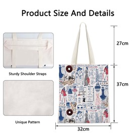 POFULL Quilting Gift Sewing Tote Bag Seamstress Gift Sewing Gifts for Sewing Lovers (Quilting Sewing CA Tote Bag)