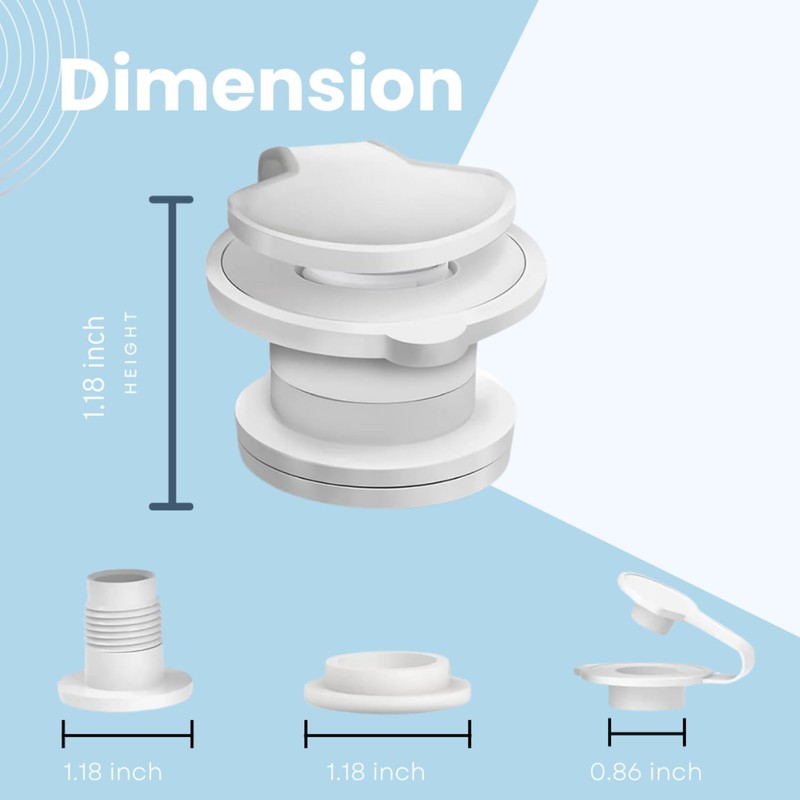 1" Cooler Drain Plug Replacement for Coleman Coolers-1 inch Shaft