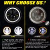 Unbranded 2007-2017 Combo for Jeep Wrangler JK 7" LED Headlights