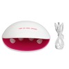 LED Nail Gel Polish Dryer Shell Shaped 12pcs Light Chips