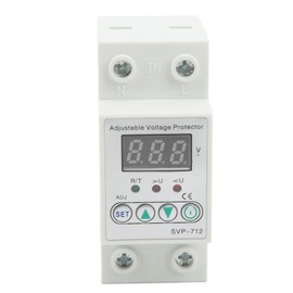 Over Under Voltage Protector Volt Protective Device Adjustable Auto Delay Reset