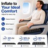 Airplane Seat Cushion, Inflatable Travel Cushion for Long Flights