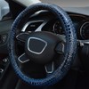 Premium Leather Steering Wheel Cover with Air Holes – Non-Slip