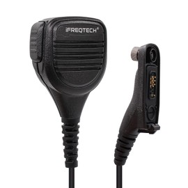 APX6000 XPR7550e Speaker Mic Compatible for Motorola APX6000 APX7000 APX8000 XPR6350 XPR6550 XPR7350 XPR7550 DP4600e DP4800e walkie Talkies PMMN4024 PMMN4024A PMMN4025A Speaker Microphone