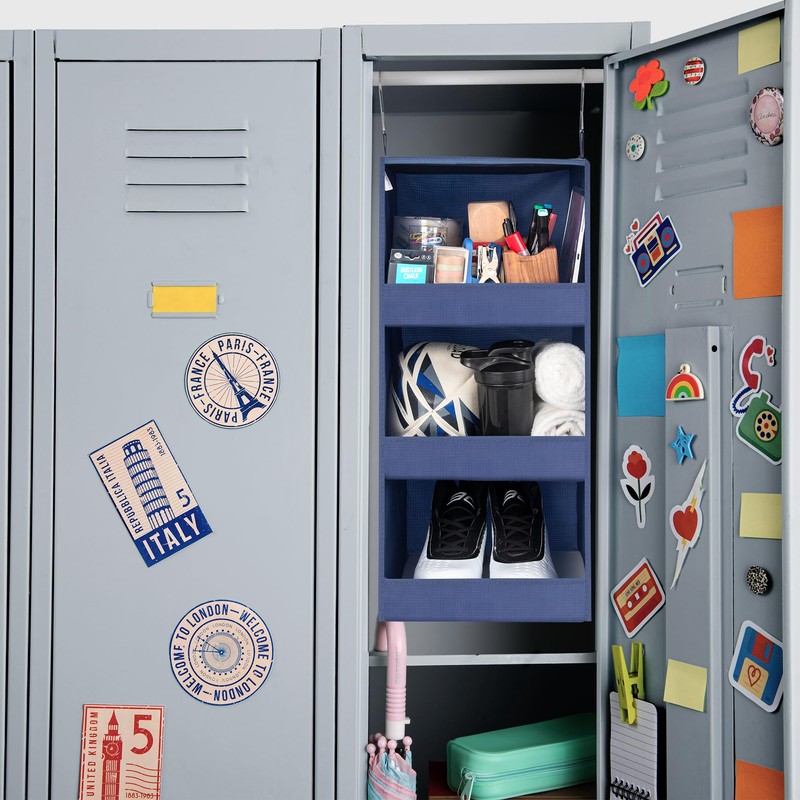 GRANNY SAYS 3-Shelf Closet Organizers and Storage, Foldable Hanging Closet