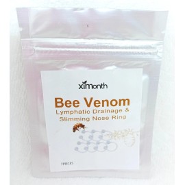 Ximonth Bee Venom Lymphatic Drainage Slimming Nose Ring New 7 pcs