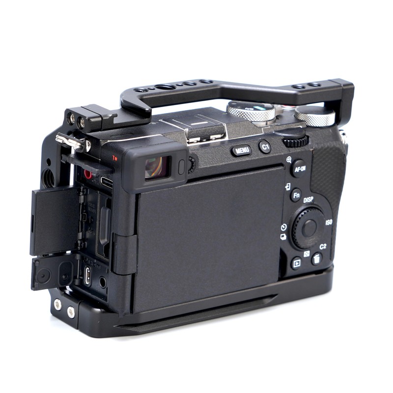 Hersmay A7CII/ A7CR Camera Cage with Top Handle, Aluminium Full