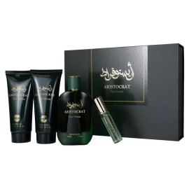 Mush Mush Aristocrat Pour Homme 3.4 oz ( 4 Pcs Gift Set, New.