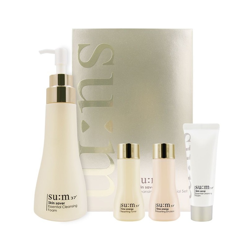 숨37 SU:M37 Skin Saver Essential Cleansing Foam Special Set