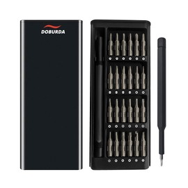 DOBURDA Screwdriver Set 25-in-1 Blade Made of Japanese S2 Alloy Steel,Handle Made of PC Material,Strong Bits for Home Maintenance, Cell Phone, Camera, Watch, Computer, Multi-Use Kit