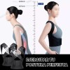 2pzs Chaleco Corrector Postura Ortopédico Faja Lumbar Unisex