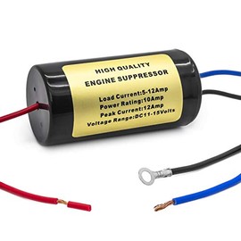 Car suppressor isolating hum beeping noise sheath power filter car radio 12 Amp