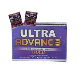Ultra Advance Gold 30 Capsulas De 500mg Producto Nuevo Cajita Morada