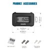 Runleader LCD Hour Meter for Maintenance,AC/DC 5V to 277V for