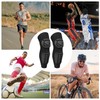 DGYAO Knee Calf Guard Support Pads Protector Padded Compression Sports