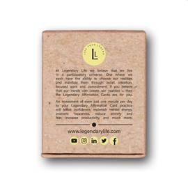 Legendary Affirmation Cards for Women and Men Expansion Deck - (Pack of 120) Daily Positive Words Affirmations for Manifestation and Motivation that Cover 6 Aspects of Your Life, Money & Career