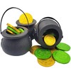 Chochkees Black Candy Cauldron Kettles, Party Decoration Supplies, St. Patrick's