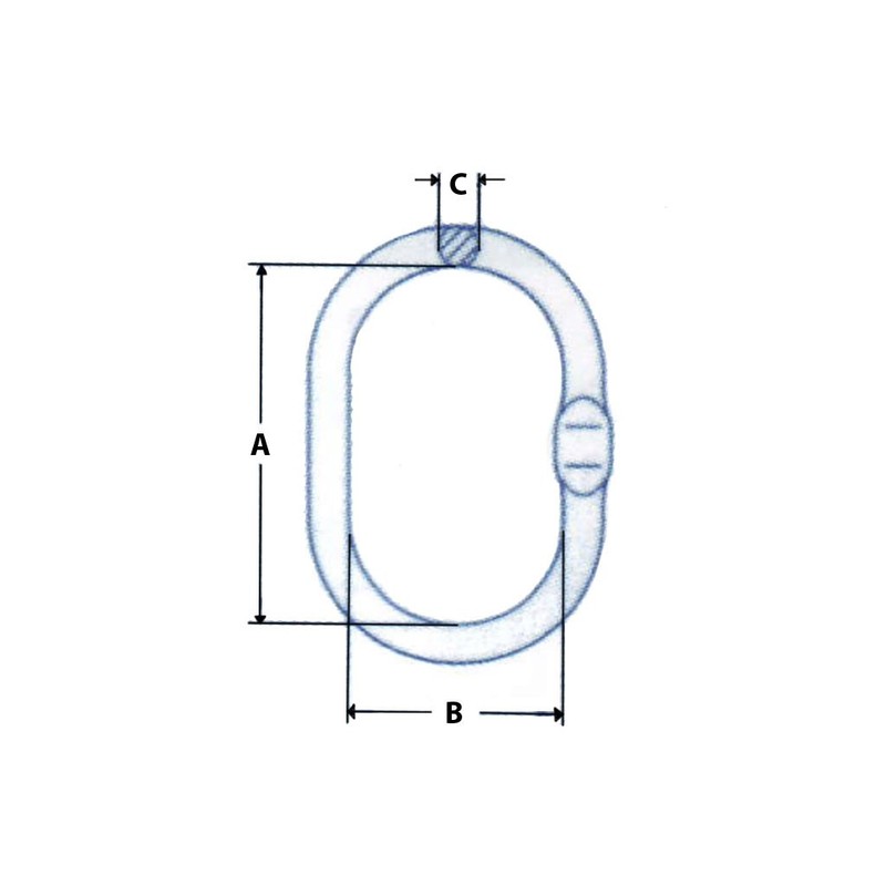 Lifting Master Link Ring with Flat Grade 100 17MM (G100