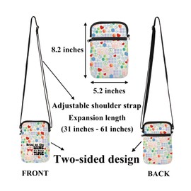 ENSIANTH Bunco Gifts for Women Wine Lover Gifts It's Bunco Time Bunco Crossbody Bag Dice Cell Phone Purse Game Night Gifts, 2499 Bunco C