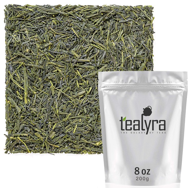 Tealyra - Sencha Tenkaichi Japanese Green Tea - Handmade Premium 1st Flush - Organically Grown in Japan - Loose Leaf Tea - Caffeine Level Medium - 200g (7-ounce)