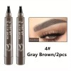SVMY Microblading Tattoo Eyebrow Ink, Waterproof Marker, 3D Fork Makeup-