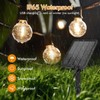 Solar String Lights Outdoor 100ft - 36+2 Shatterproof & Waterproof