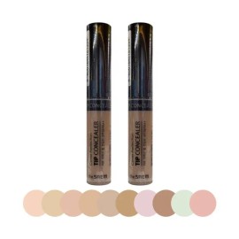 The Saem Cover Perfection Tip Concealer x 2 Green Beige Contour Beige / 더샘 커버 퍼펙션 팁 컨실러x2개 그린베이지 컨투어베이지