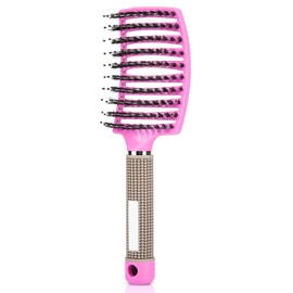 Hair Detangling Brush for Curly & Dry & Wet, Getting Knots Out without Pain, Reduce Hair Loss, Detangler Brush
