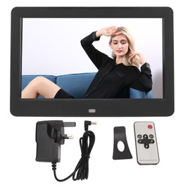 10.2 Inch Digital Day Clock 5 Alarms Support WiFi Digital Calendar Day Clock with Remote Control 100‑240V UK Plug