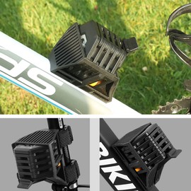 OneGas Bike Foldable Lock, 2.8 FT(85CM) Strong Bicycle Locks, Security Level 6 Heavy Duty Folding Bike Lock, Anti Theft Combination Security Bicycle Chain Lock with Bracket and 3 Keys