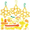 Baker Ross Daffodil Bead Decorations - Pack of 4, Craft