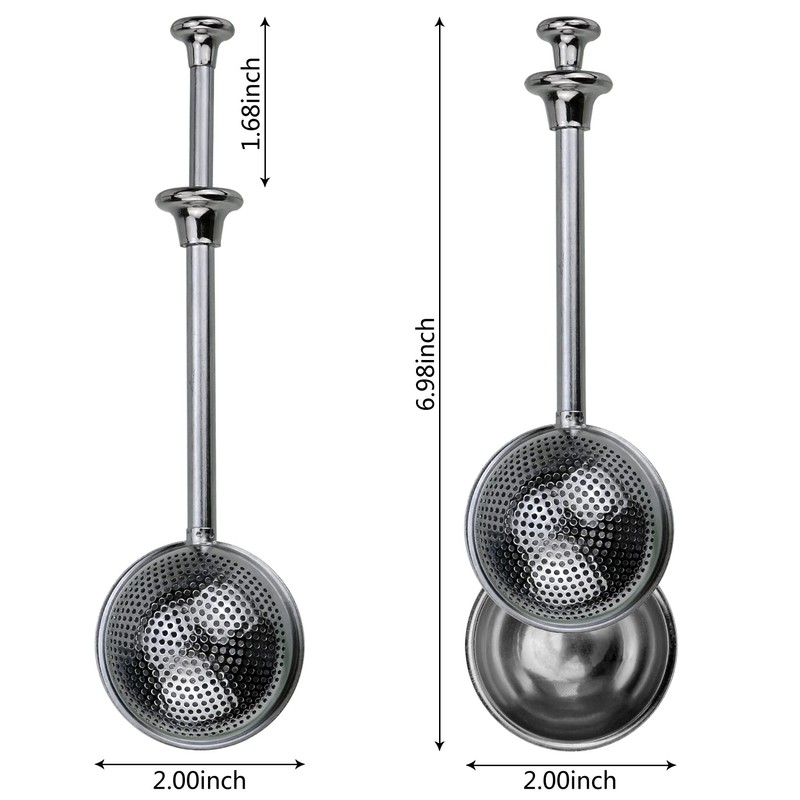 Powder Sugar Shaker Sifter Duster Baker's Dusting Wand Dispenser for
