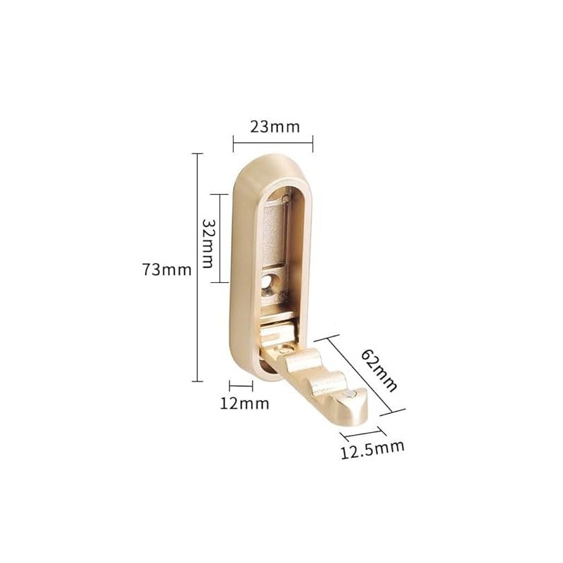 4PCS Folding Wall Hooks,Heavy Duty Foldable Wall Hooks,Folding Coat Hooks