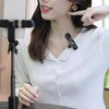 Wireless Lavalier Microphone Noise Cancelling 360° Sound 20m Range Professional